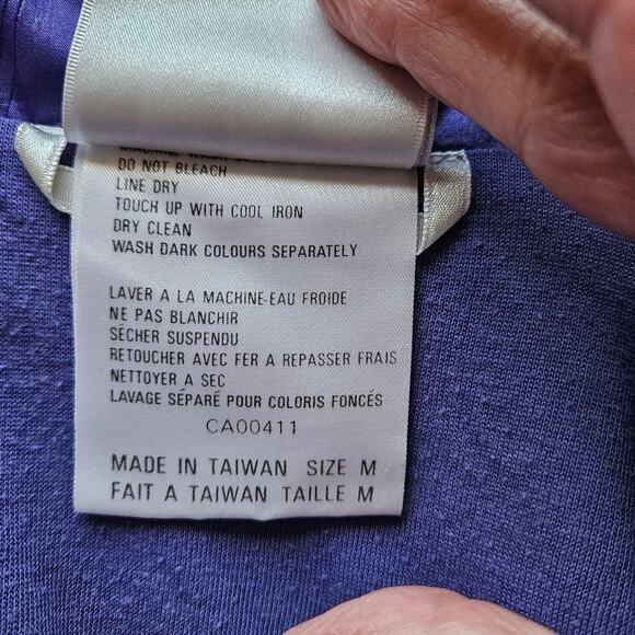 Adidas Purple Wind Breaker Athletic Purple Zip Up Jacket Size Medium - Picture 9 of 15